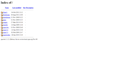 Desktop Screenshot of download.zope.org